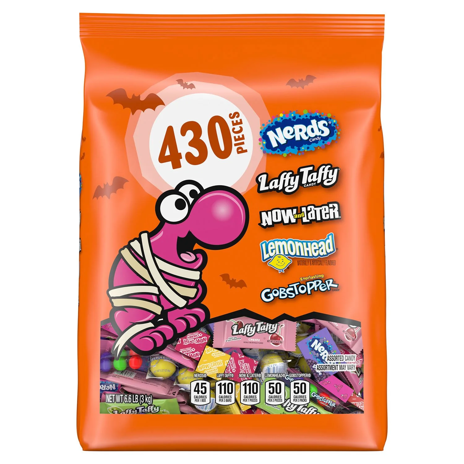 Halloween Candy, Variety Mix Bag, 105.7 oz, 430 pcs.