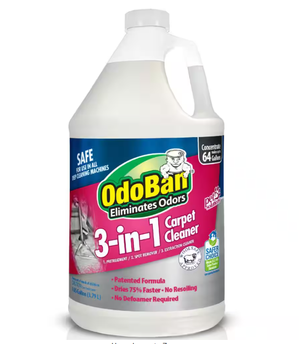 OdoBan 1 Gal. 3-in-1 Carpet Cleaner Fragrance Free