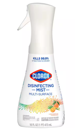Clorox Lemongrass Mandarin Scent Sanitizing Multi-Surface 16 oz.