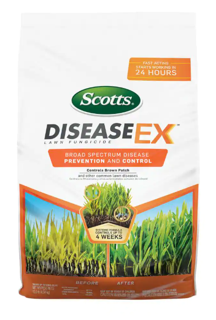 Scotts DiseaseEx 10 lbs Lawn Fungicide Controls and Prevents Disease