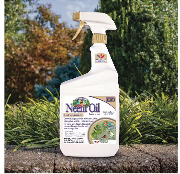 Bonide Captain Jack's Neem Oil, Multi-Purpose Fungicide, Insecticide and Miticide 32.oz
