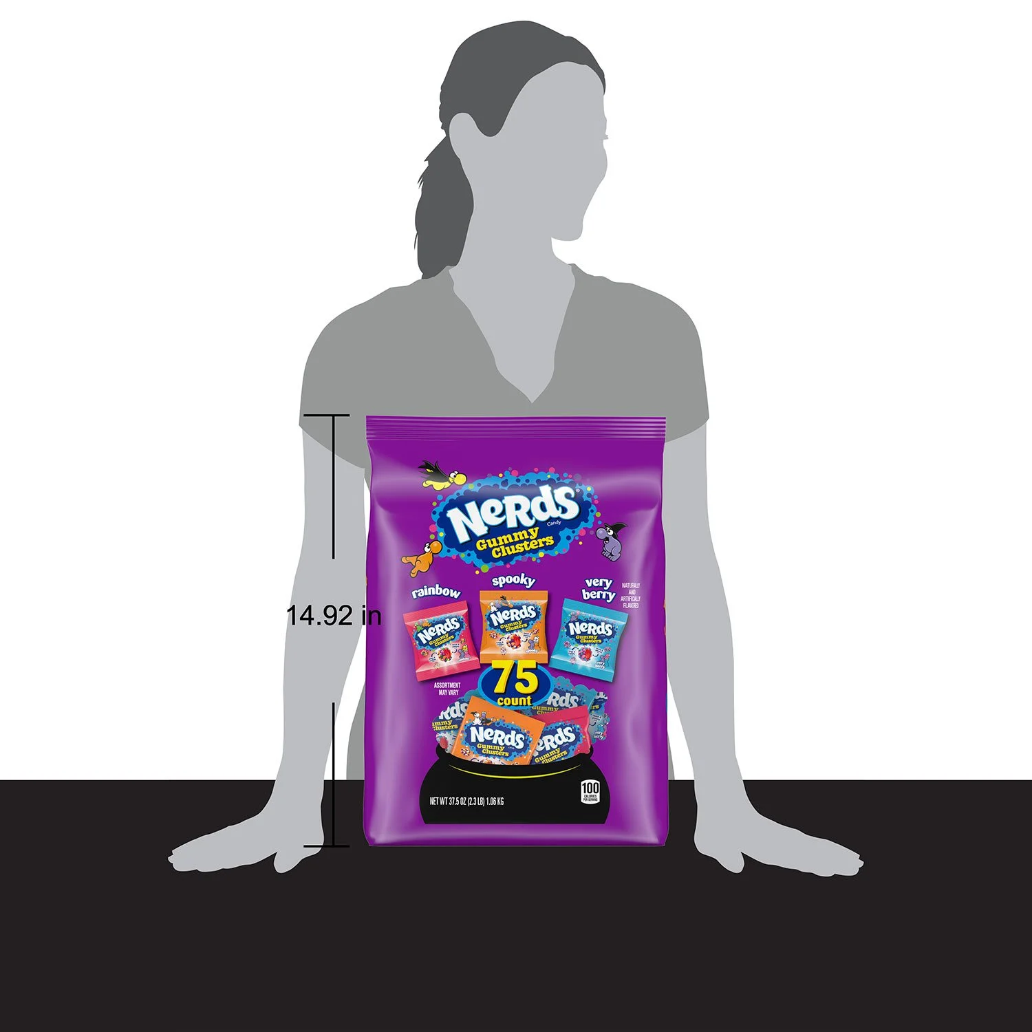 Halloween Candy, Variety Mix Bag, 37.5 oz., 75 pcs.