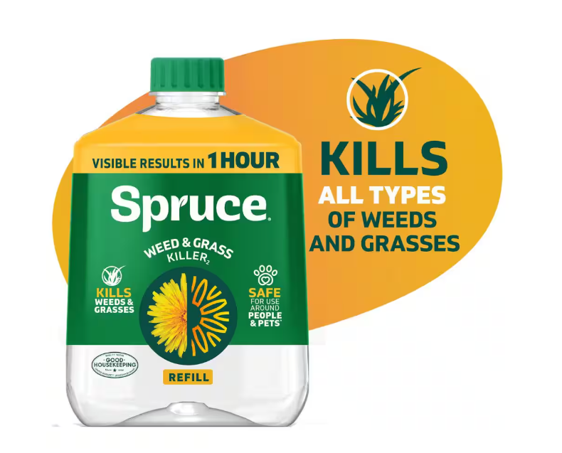 Spruce Snap and Spray Weed and Grass Killer Refill 64 oz.