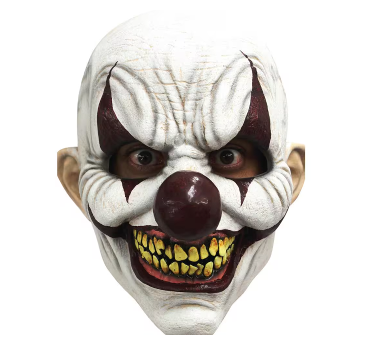 Adults Chomp Clown Mask - Adult Halloween Costume