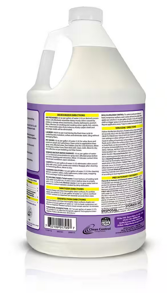 Multi-Purpose 1 Gallon Lavender Disinfectant and Odor Eliminator OdoBan Lavender 2-PK