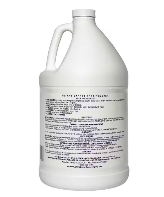 Folex 1 Gallon Instant Spot Carpet Cleaner