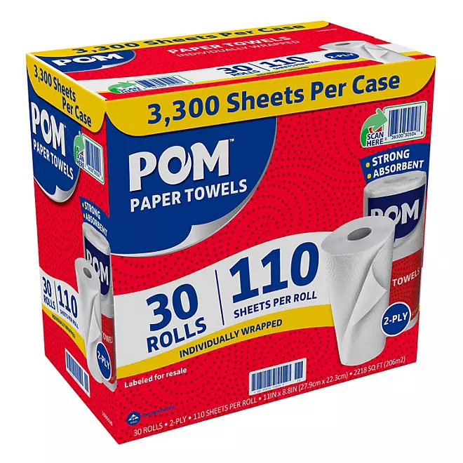 Marathon Jumbo Roll 2-Ply Toilet Paper, Septic Safe (1000 ft./roll, 6  rolls) - Sam's Club