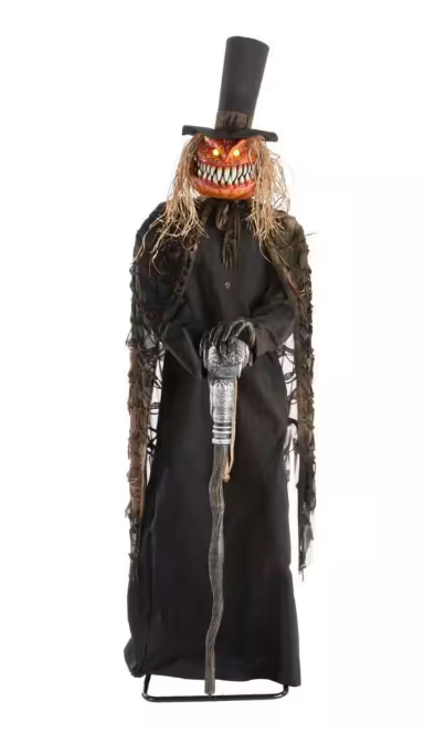 Gruesome Grounds Animated LED Guardian of the Gourds 7 ft.