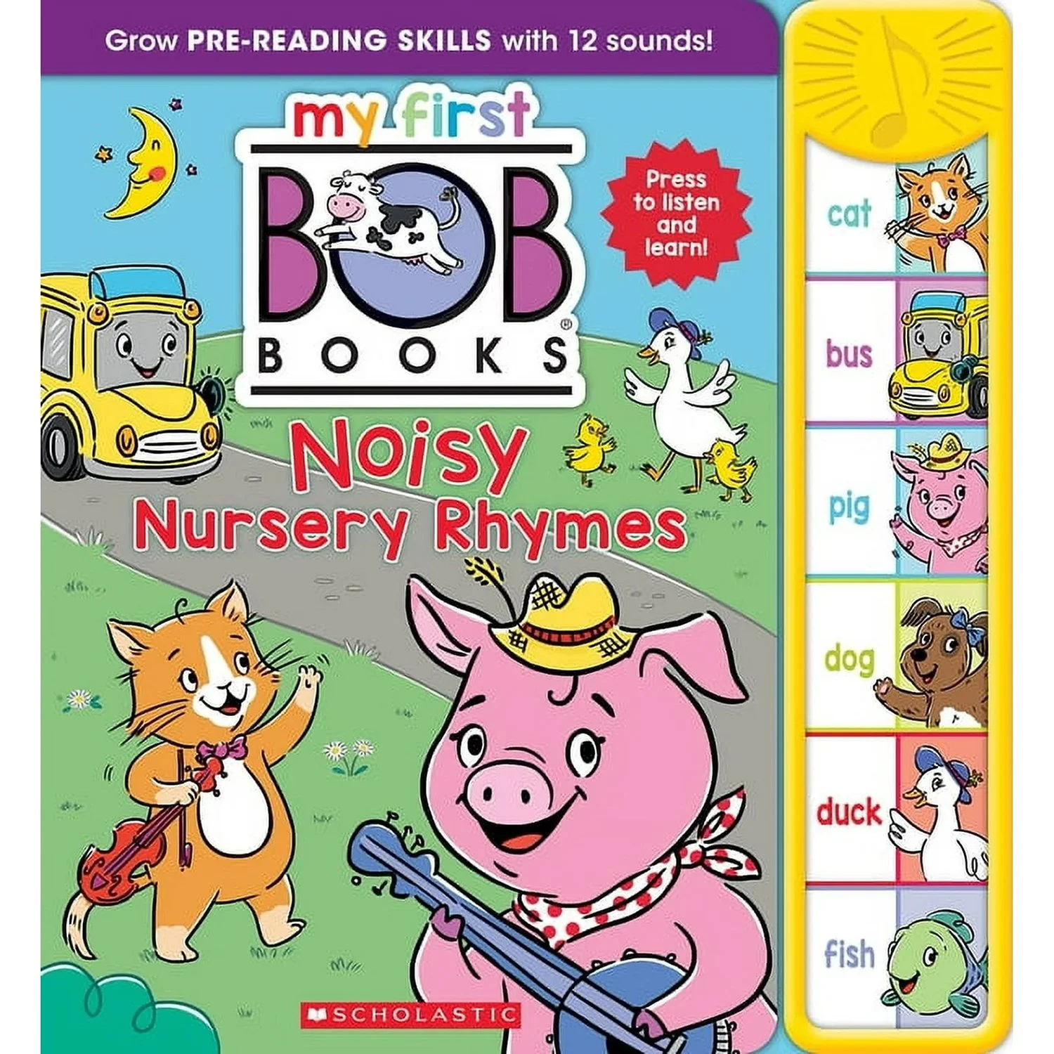 My First Bob Books Noisy Nursery Rhymes, Sound Book