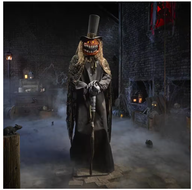 Gruesome Grounds Animated LED Guardian of the Gourds 7 ft.