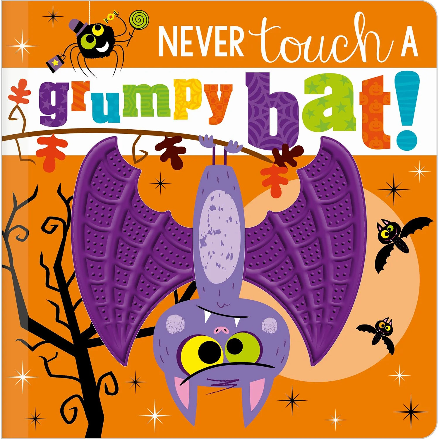 Halloween Never Touch a Grumpy Bat Board Book