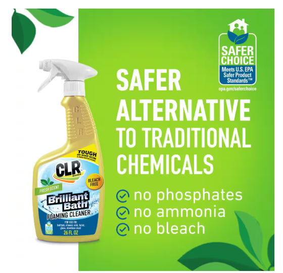 CLR Bathroom Cleaner 2 Pack 26 oz