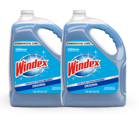 Windex 2-Pack Commercial Original Glass Cleaner 128 oz