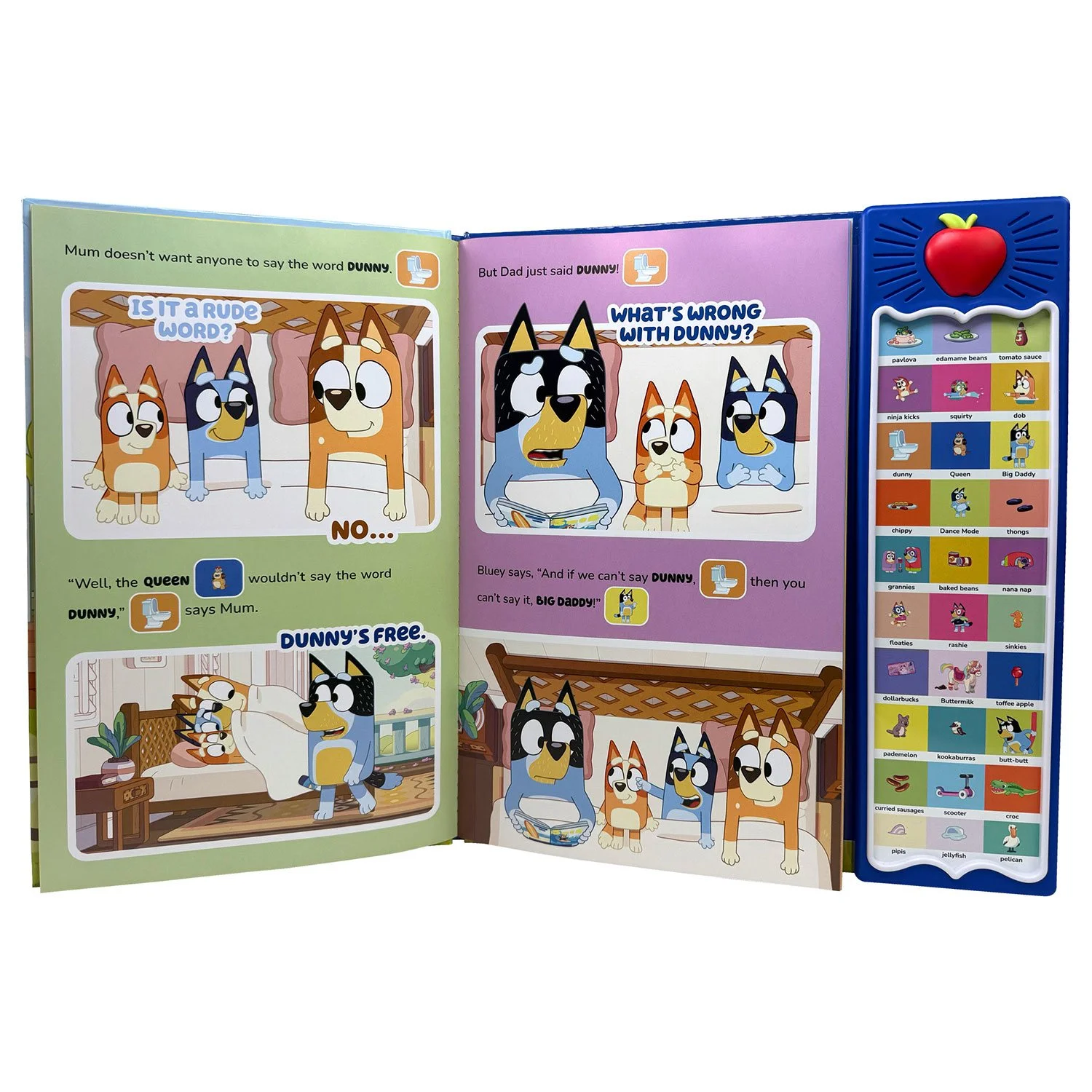 Wackadoo! Bluey Words and Sounds, Sound Book