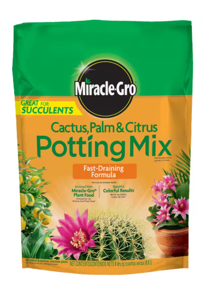 Miracle-Gro Cactus, Palm and Citrus Potting Mix 8 qt.