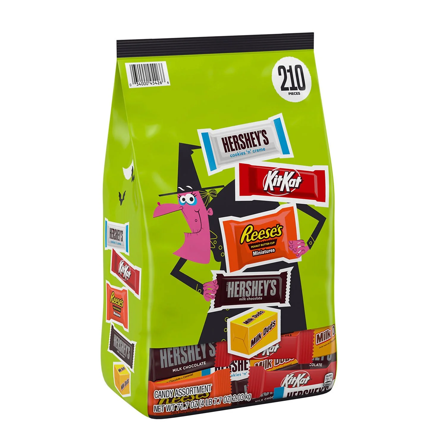 Halloween Assorted Flavored Candy, 210 pcs.