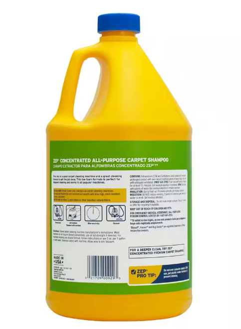 ZEP 1 Gallon All-Purpose Carpet Shampoo